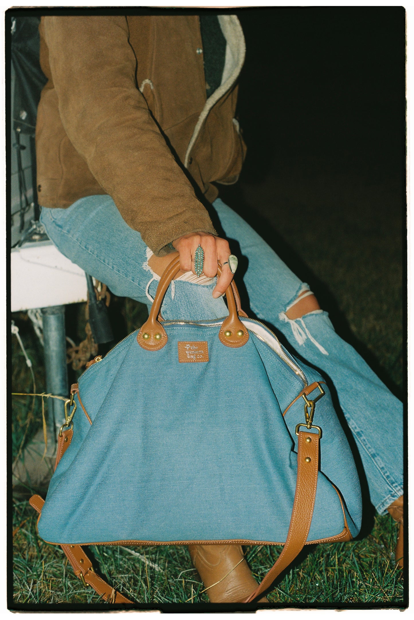 The Western Day Bag - Denim