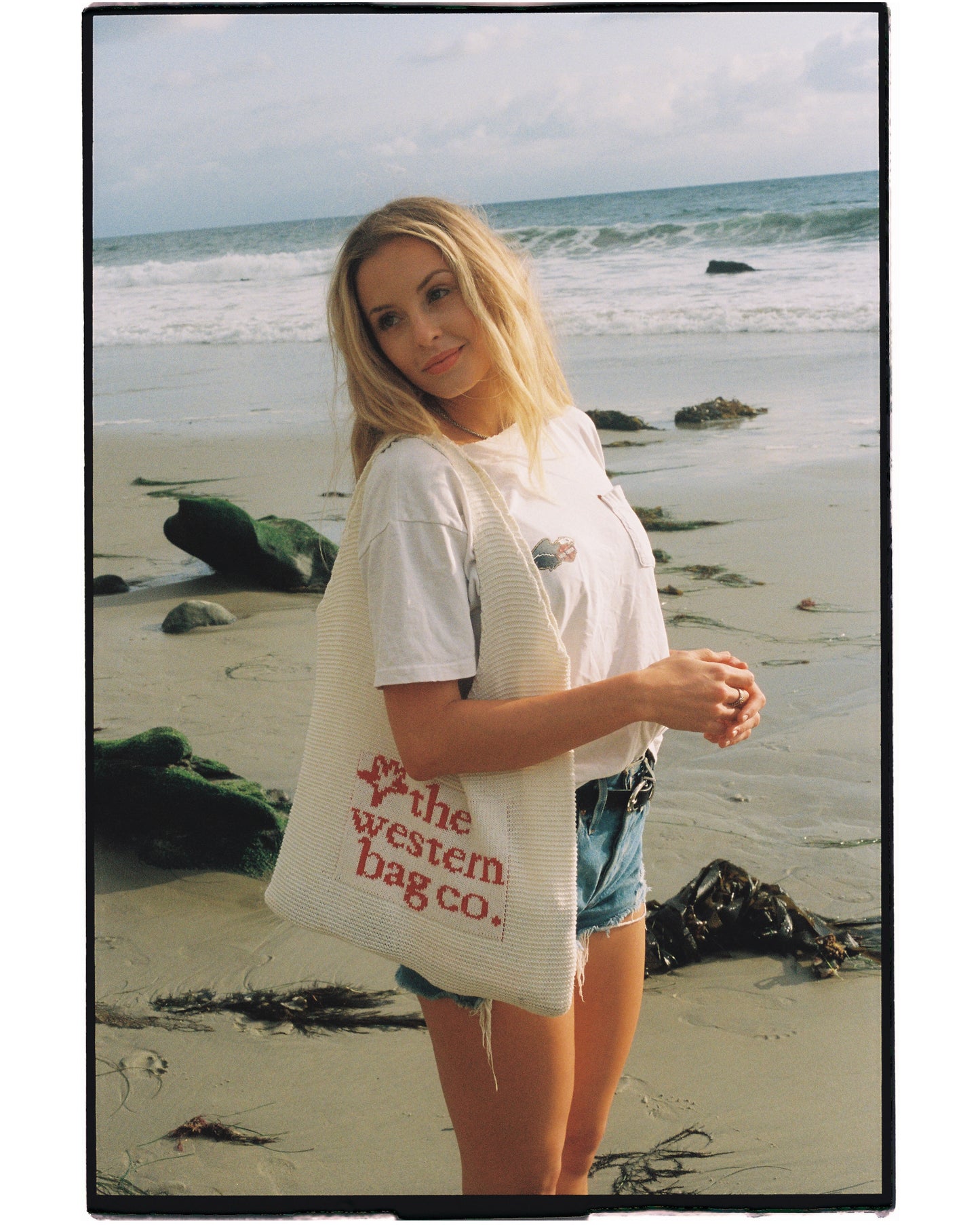 Lasso Knit Tote - Vintage White