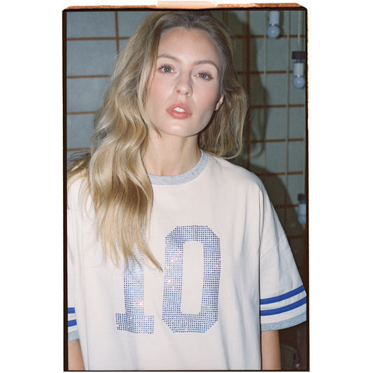 Wanted Jersey Tee — Cream