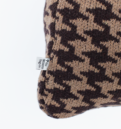 The Big Lasso Knit Tote in Outlaw’s Houndstooth